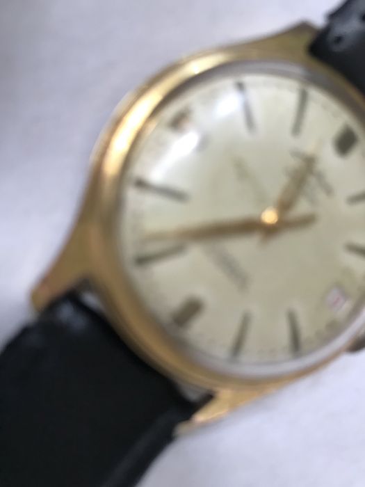 Часы мужск.,наручн. Швейцария. Позолота.
