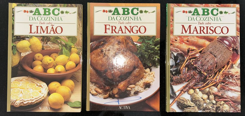 Conjunto 3 livros receitas