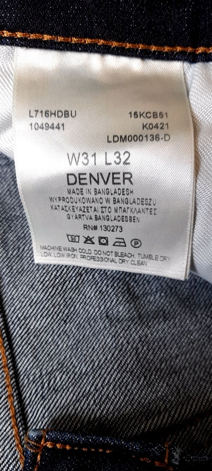 Lee denver dark blu ELKO w31 l32