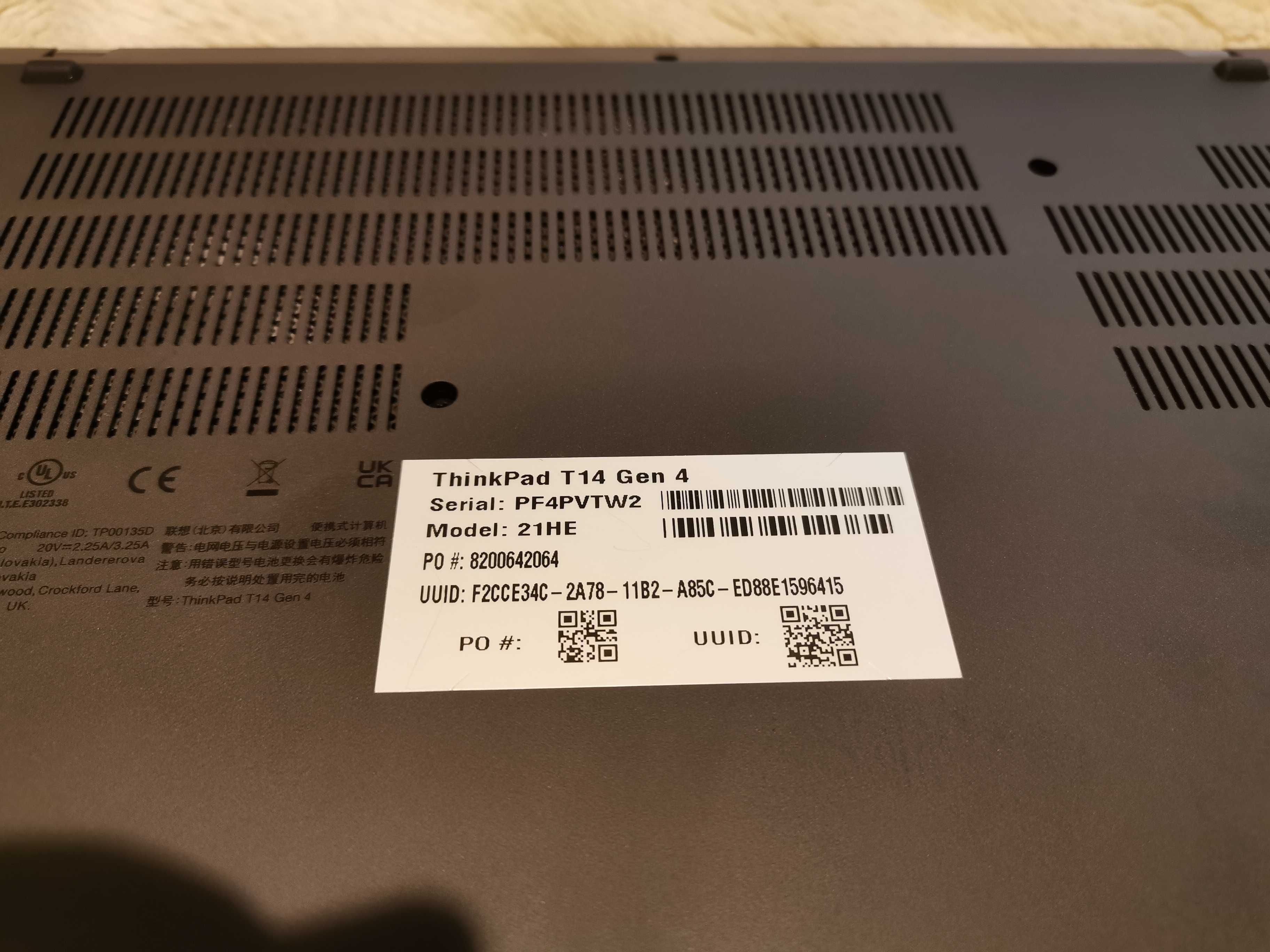 Lenovo ThinkPad T14 Gen4 Core i5 13 gen FHD|Idealny|Win11|Gwarancja