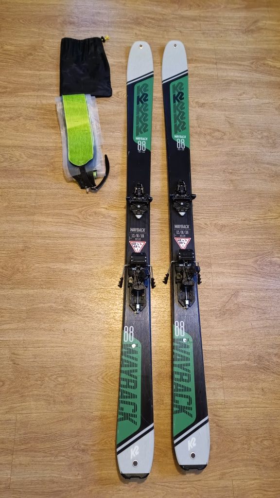 Narty skiturowe K2 Wayback 88 167cm+Dynafit Rotation ST 10+foki