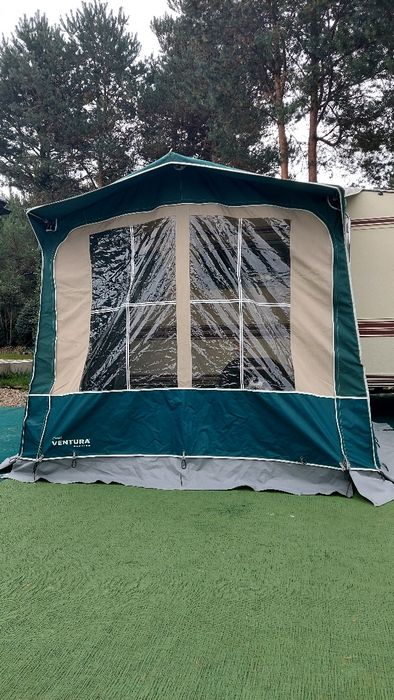 Przedsionek 250x220cm Namiot Przyczepy Kempingowej Uniwersalny Polecam