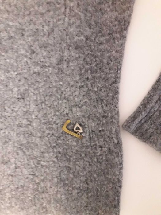 Camisola de lã em cinza antracite