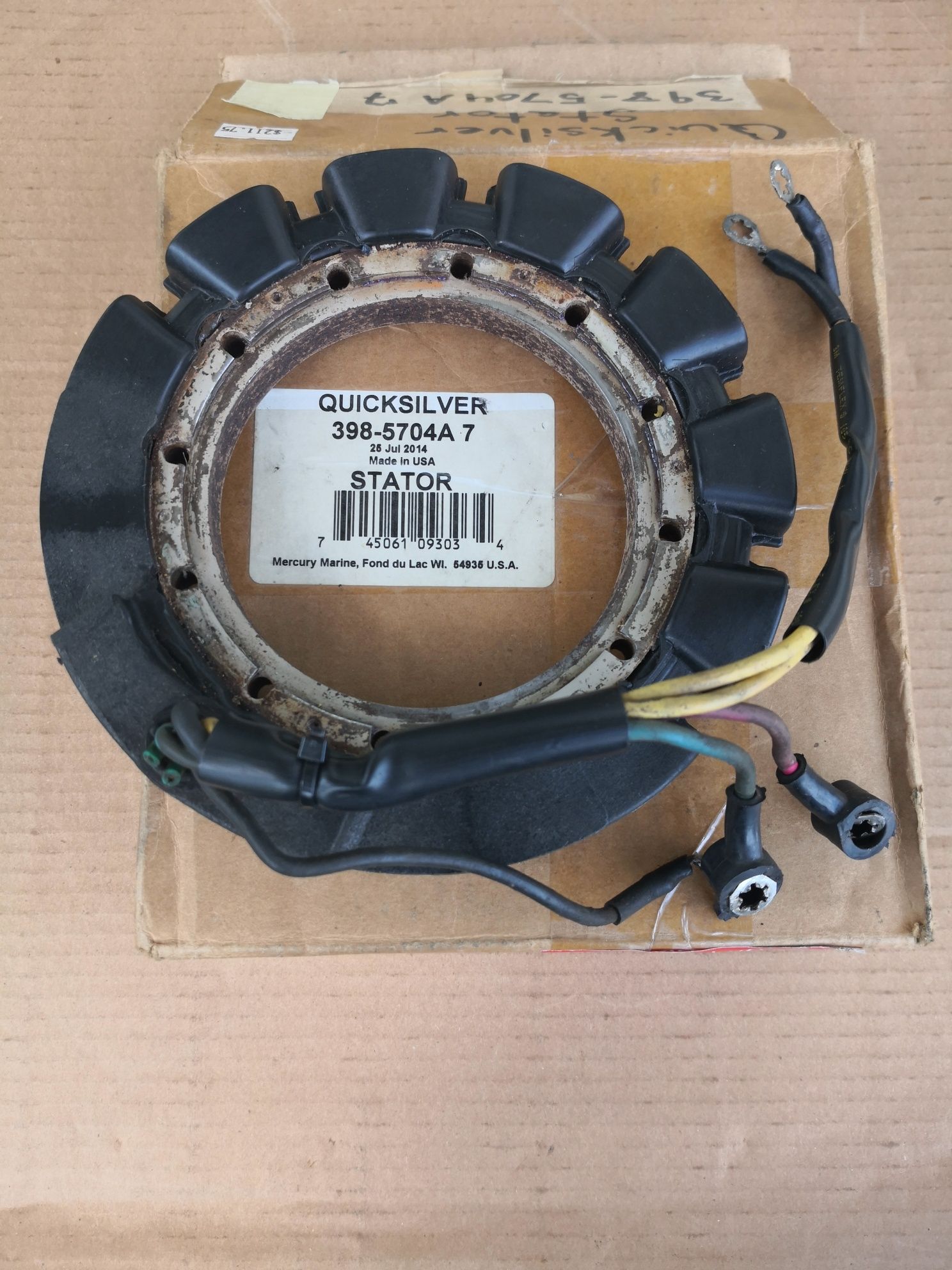 Stator do silnika zaburtowego Mercury, Mariner od 50km do 90km.
