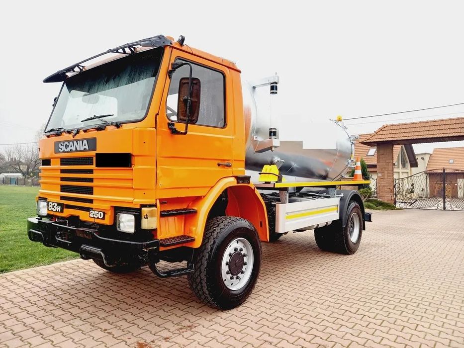 Scania 93 H 4X4 ALLROAD 4 WD  ASENIZACJA Asenizacyjny Beczka 8400 l ALLROAD