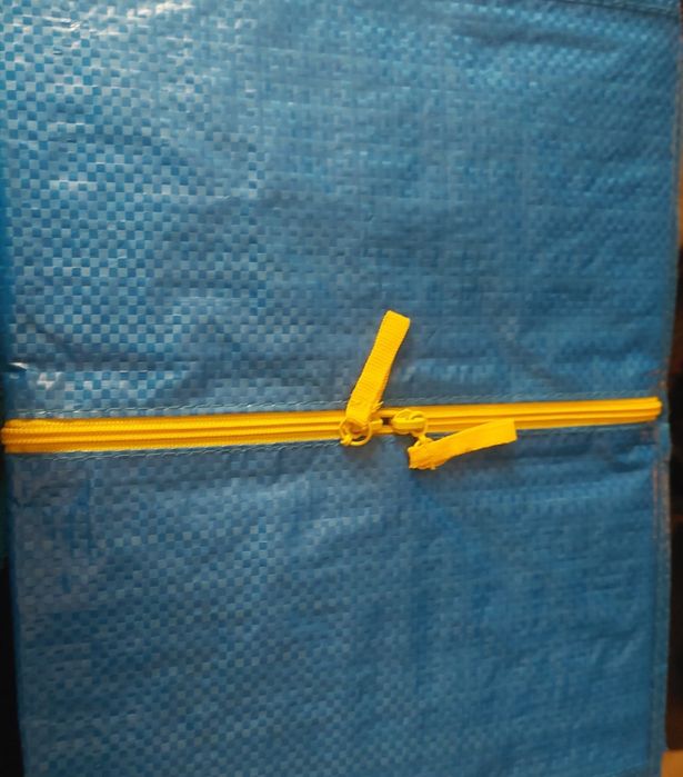 1zł Wysyłka Duża Torba 2w1 76L XXXL IKEA na zamek Plecak Nowy