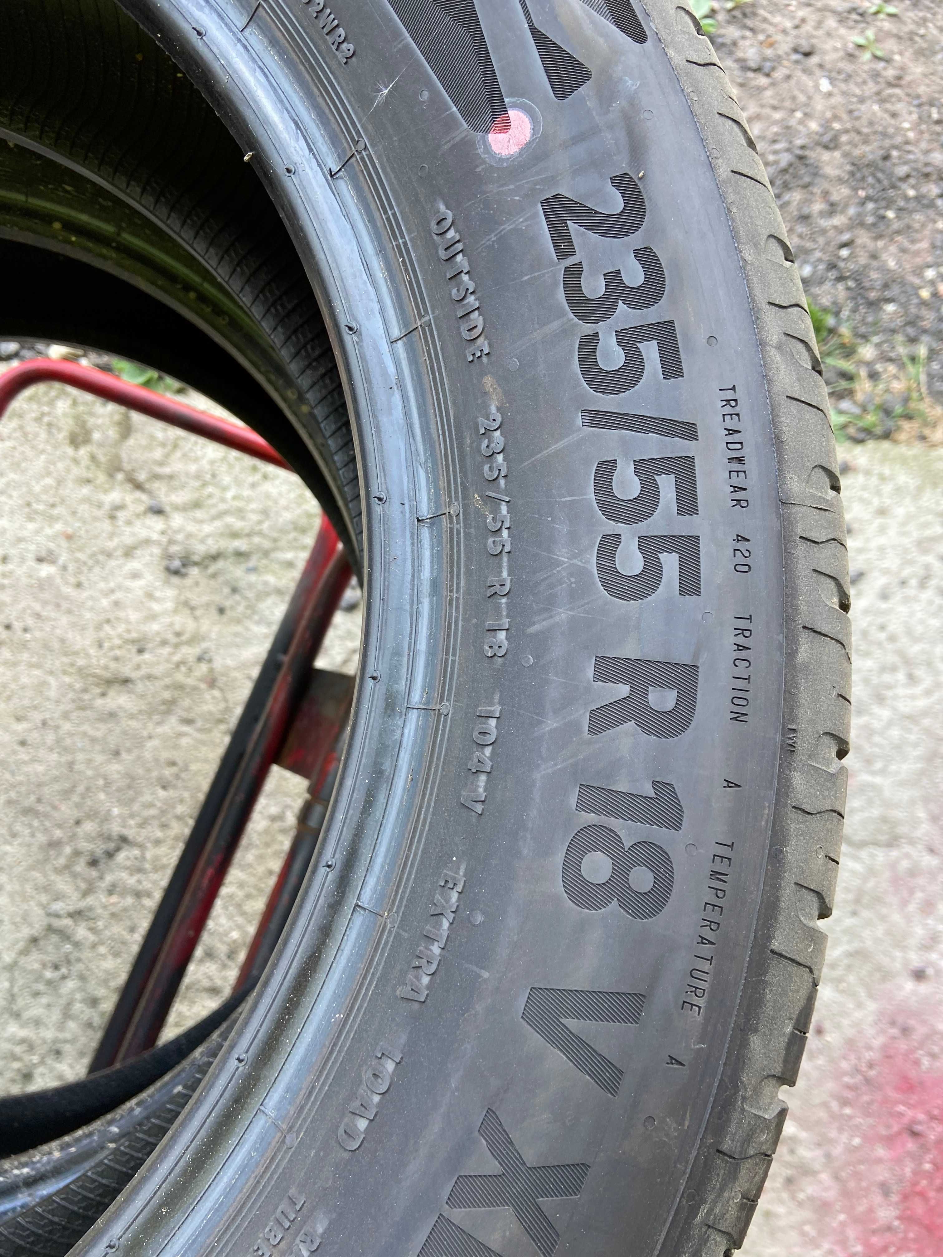 Opony Continental 235 55 R18 lato