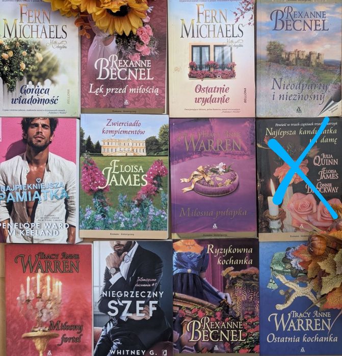 11 romansów Michaels Becnel Keeland Warren James Whitney Quinn