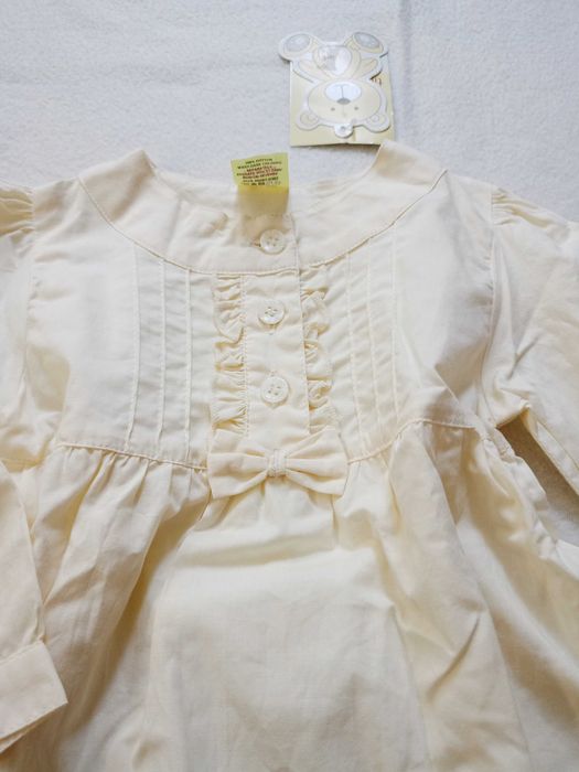 Bluzka koszula kremowa elegancka 9-12 msc Nowa z metką