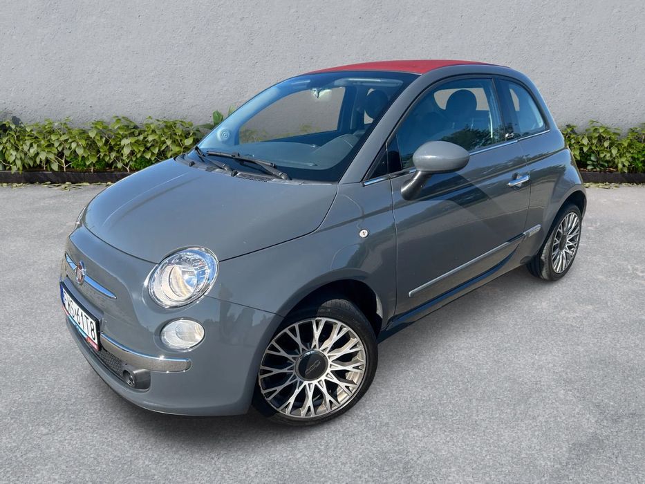 Fiat 500 500C Cabrio Niski przebieg Klimatyzacja Alu 16