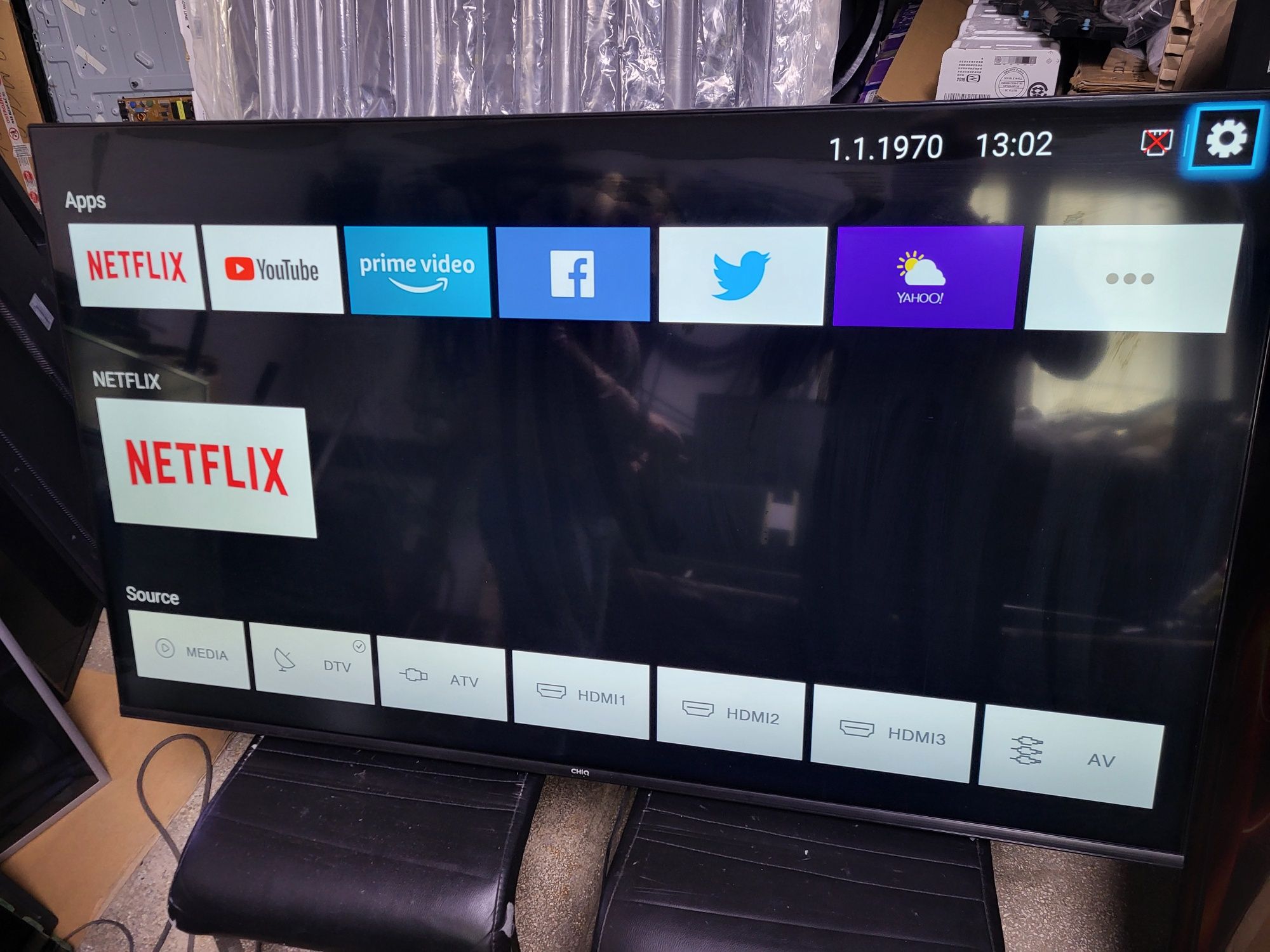 Telewizor Sony 55" android wifi YouTube Netflix obraz kryształ! 120hz