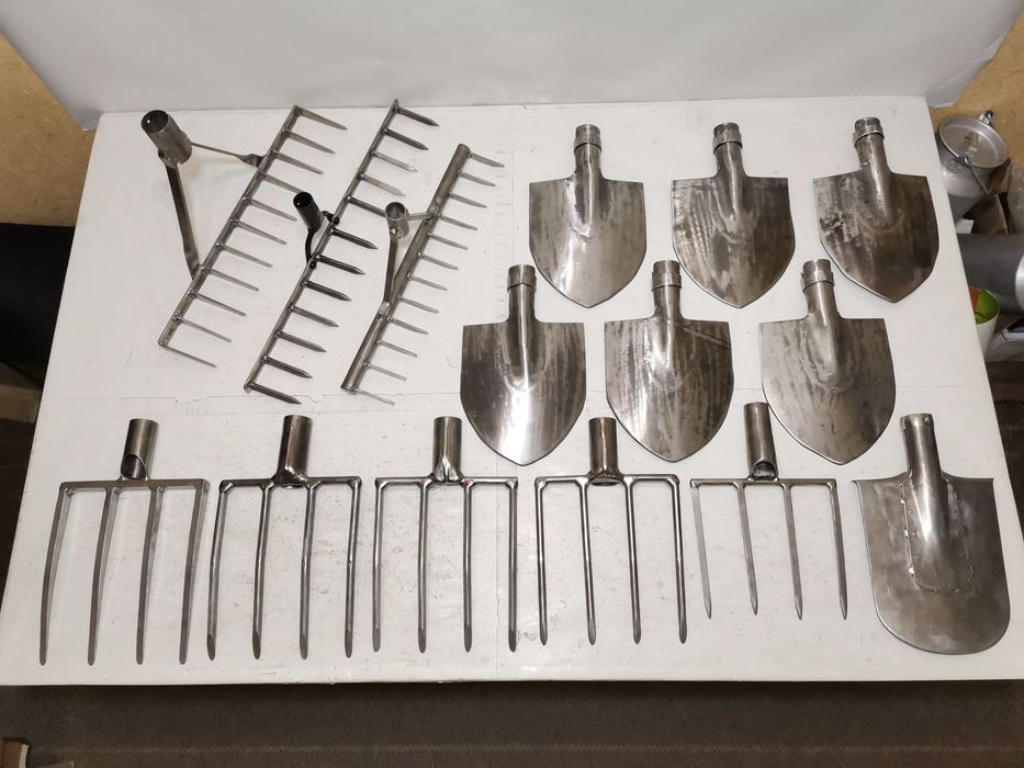 Титановая Лопата Вилы Копальные Грабли СССР Редкие!