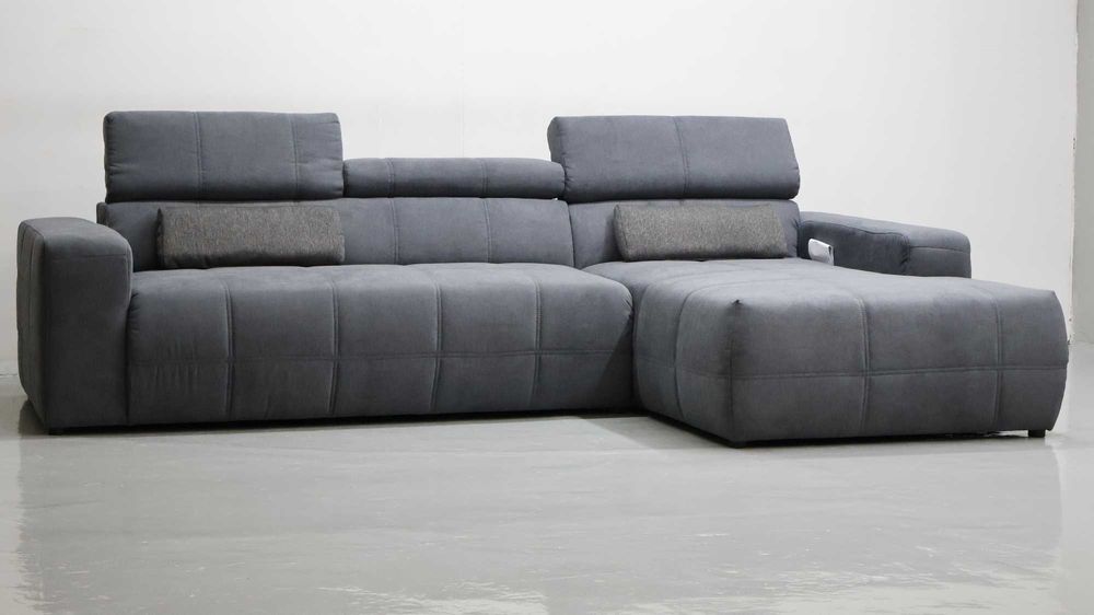 TCc TLB DESIGN narożnik regulowane zagłówki rogówka sofa kanapa popiel