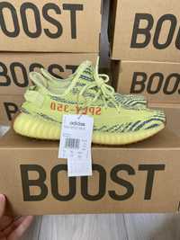 Adidas Yeezy Boost 350 V2 Semifrozen Yellow Yebra sneakersy