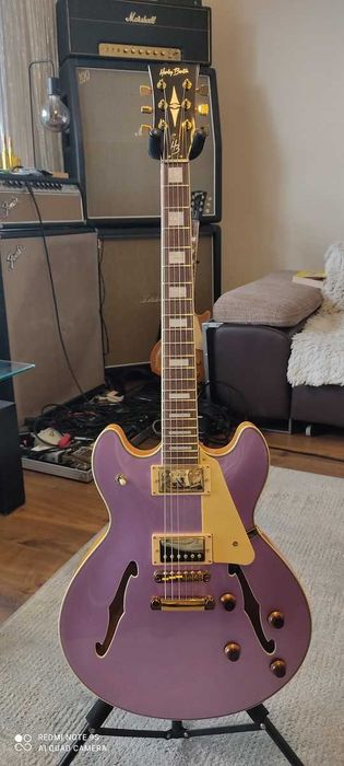 Gitara elektryczna Harley Benton HB-35Plus Semi Hollow ES-335 + SETUP!