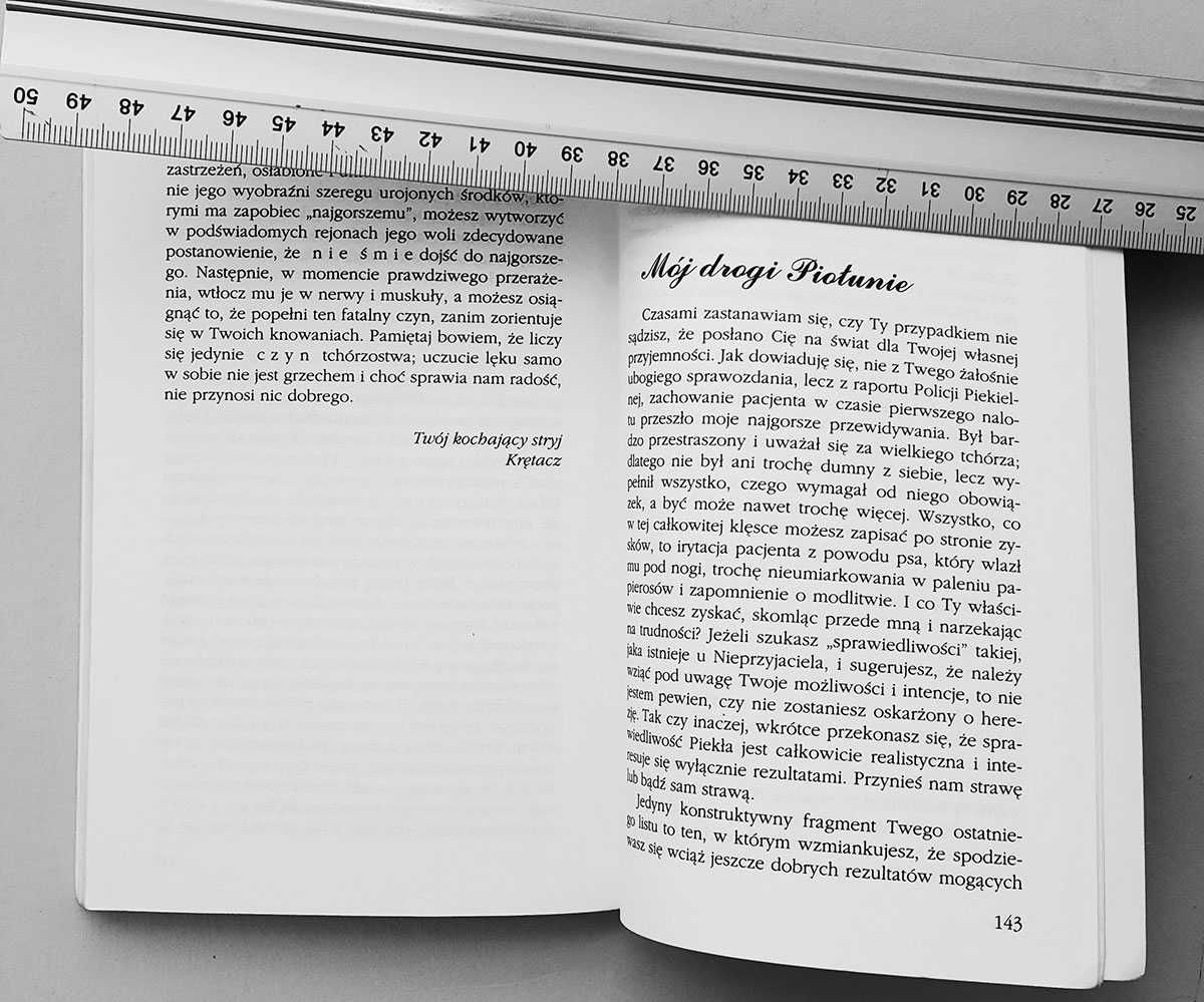Listy starego diabła do młodego C.S. Lewis THE SCREWTAPE LETTERS /2005