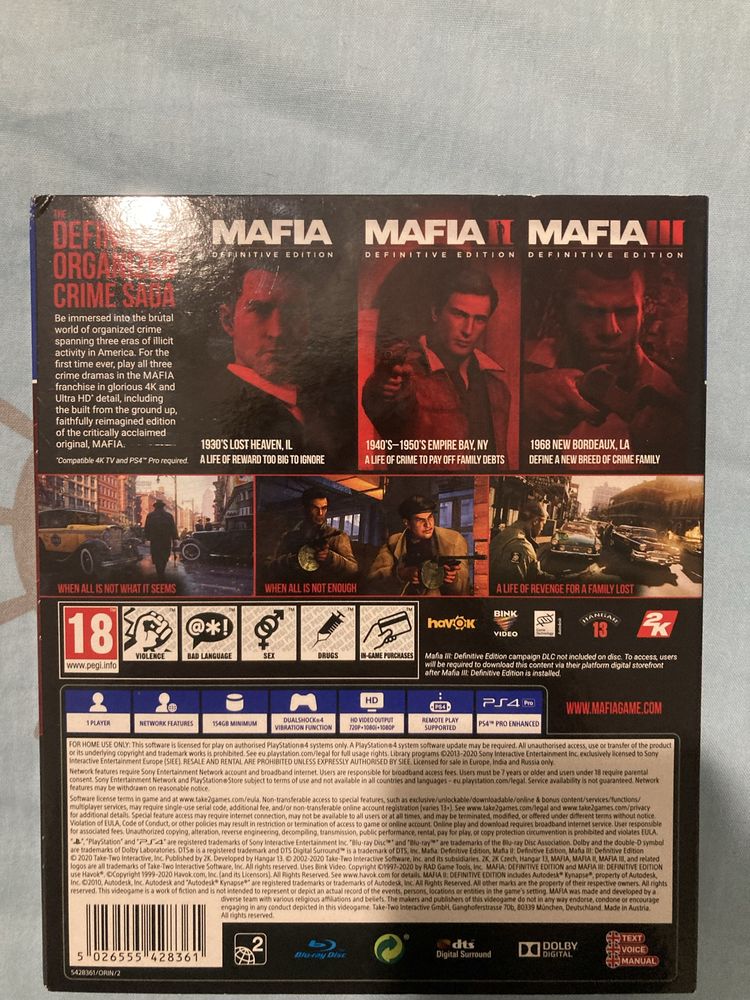 Mafia trilogy definitve edition