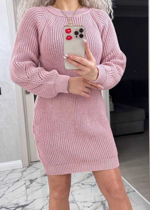 Гарна сукня, туніка в'язане оверсайз на 46-48.