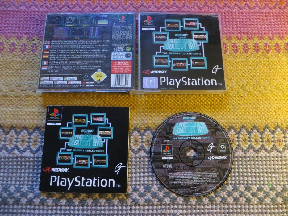 Arcade´s Greatest Hits,The Midway Collection 2, PS1, PAL