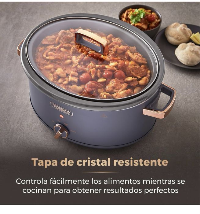 Sloow cooker panela de cozedura lenta de 6,5 litros