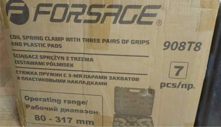 знімач пружин підвіски типу МС Pherson з 3-ма парами захватів Forsage