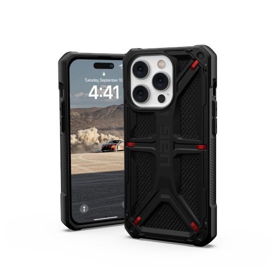 Etui UAG Monarch do iPhone 14 Pro - czarny kevlar
