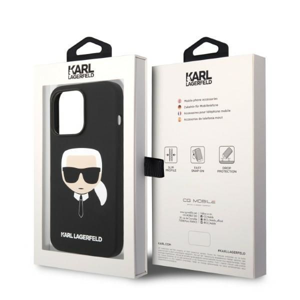 Etui Karl Lagerfeld do iPhone 14 Pro 6,1" Magsafe Czarny