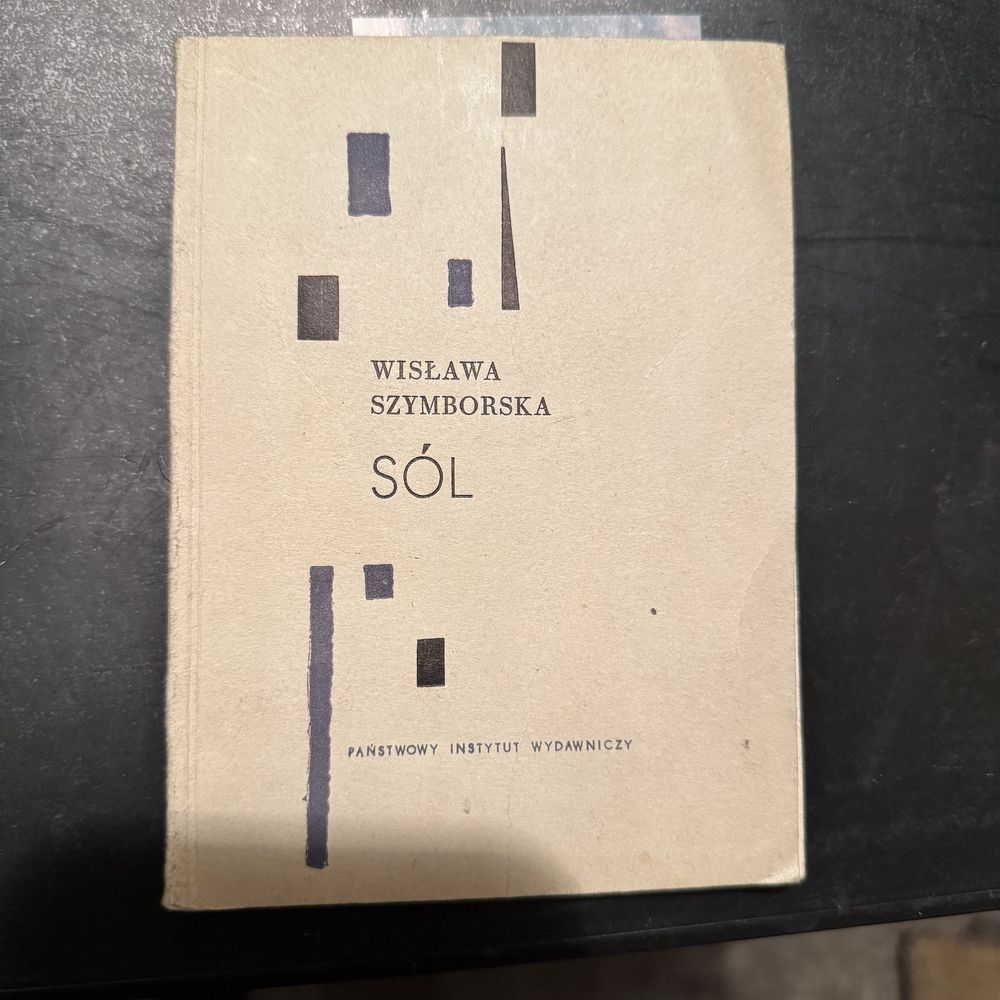 Wisława szymborska sól 1962 wyd I nakład 1500 sztuk!