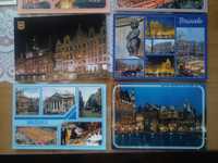 Pocztówki belgijskie z Brukseli, 12 sztuk, czyste