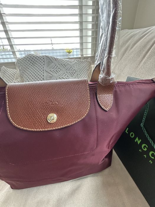 Torebka Longchamp Burgund L