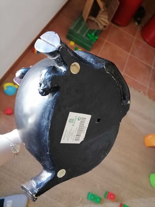 Vaca decoração com ardósia