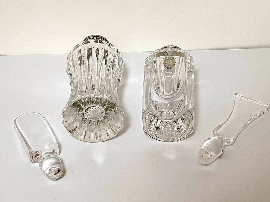 Conjunto de 2 frascos de perfume Cristal Atlantis