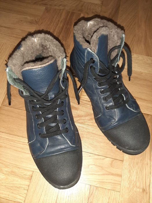 Buty skórzane GINO ROSSI ocieplane roz. 41