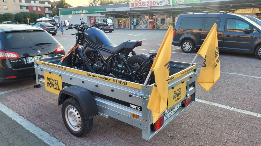 Wynajem motocykla, prawko kat. B, Zontes 125C, Pożycz Moplika