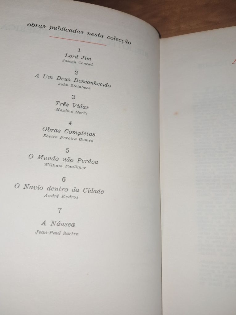 Livro A Náusea de Satre