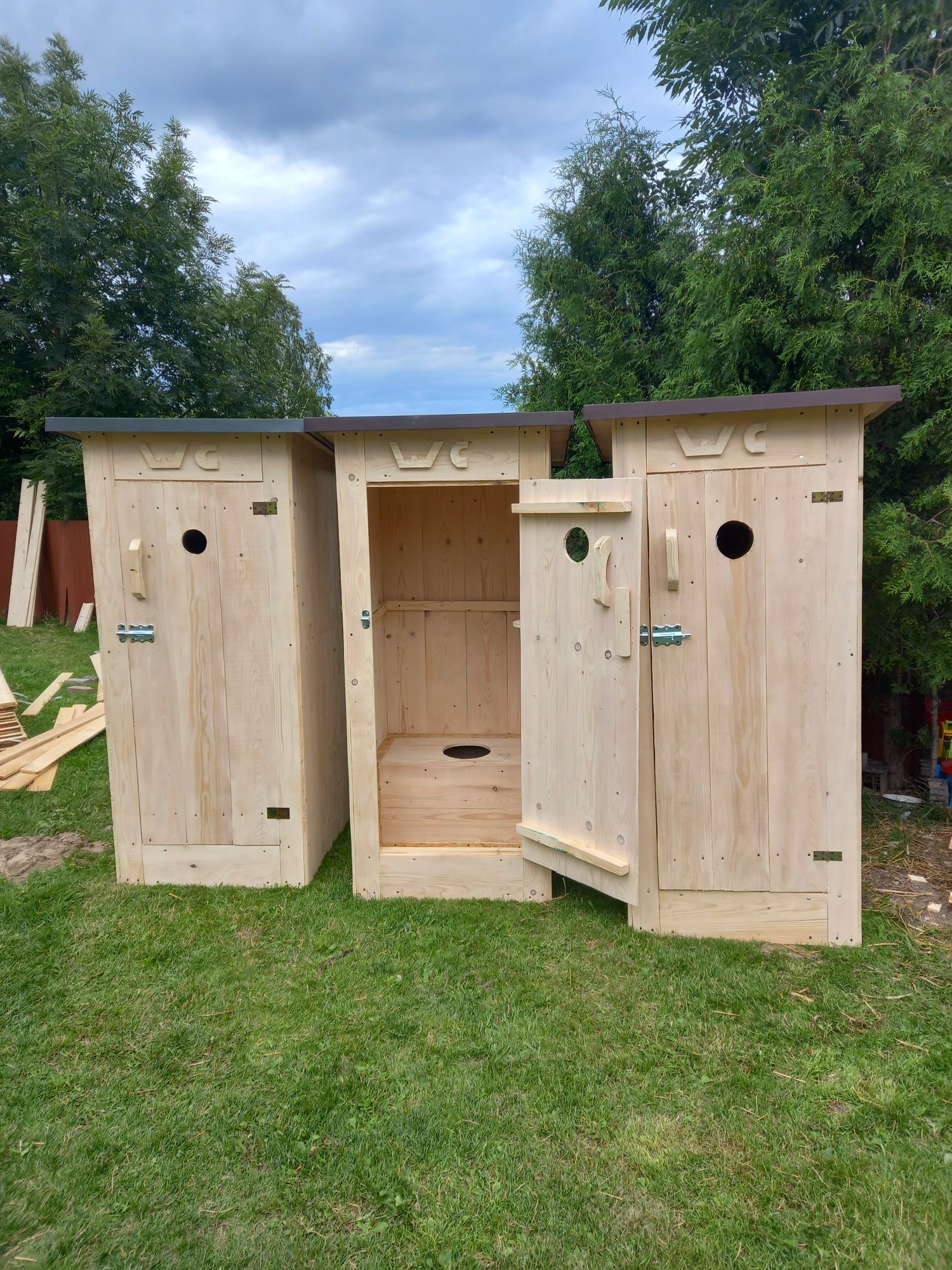 Wc wychodek kibel drewniany