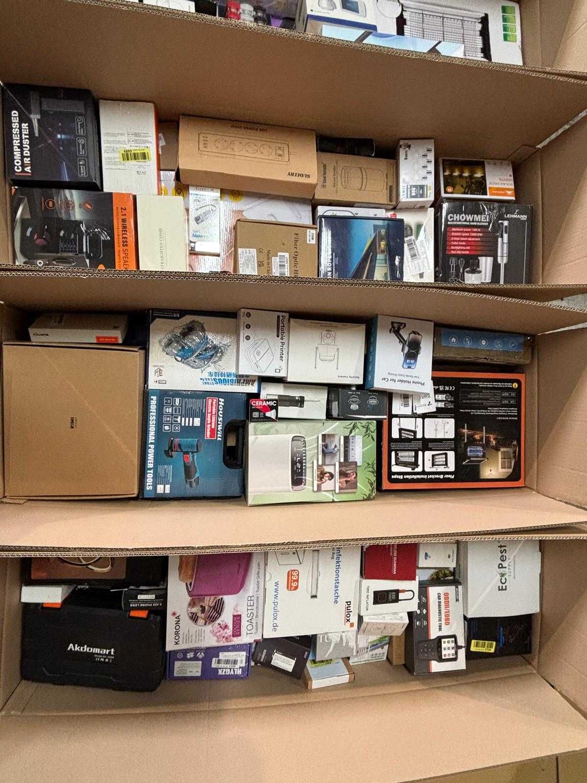 Palety Mix Longboxy Europa Amazon Elektronika Drobna  Klasa A