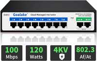 8-портовий Poe-комутатор Goalake, хмарний комутатор Ethernet