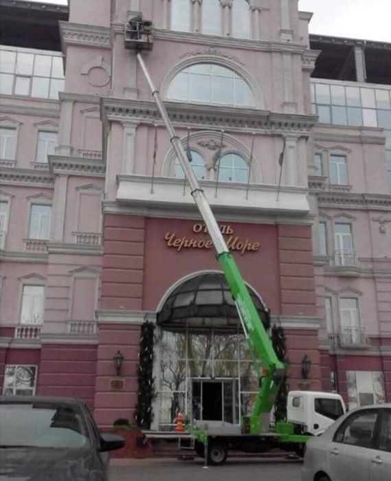 Аренда автовышки 26 метров Одесса высотные работы