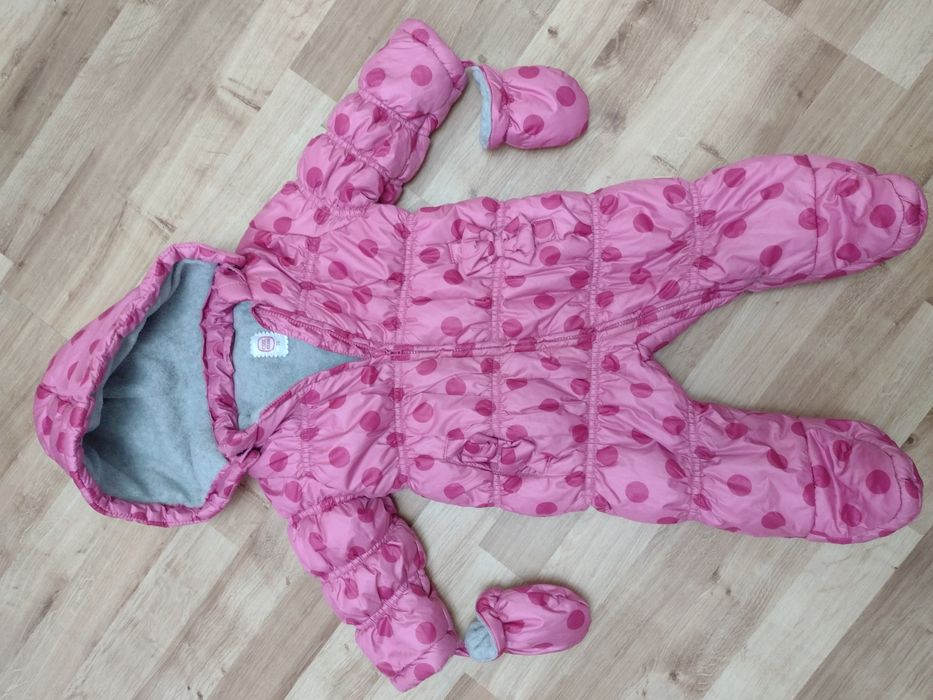 Kombinezon zimowy dla dziewczynki 74
