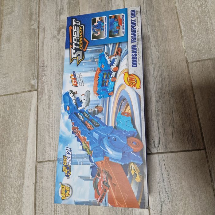 Динозавр Рекс  автотрек з машинками