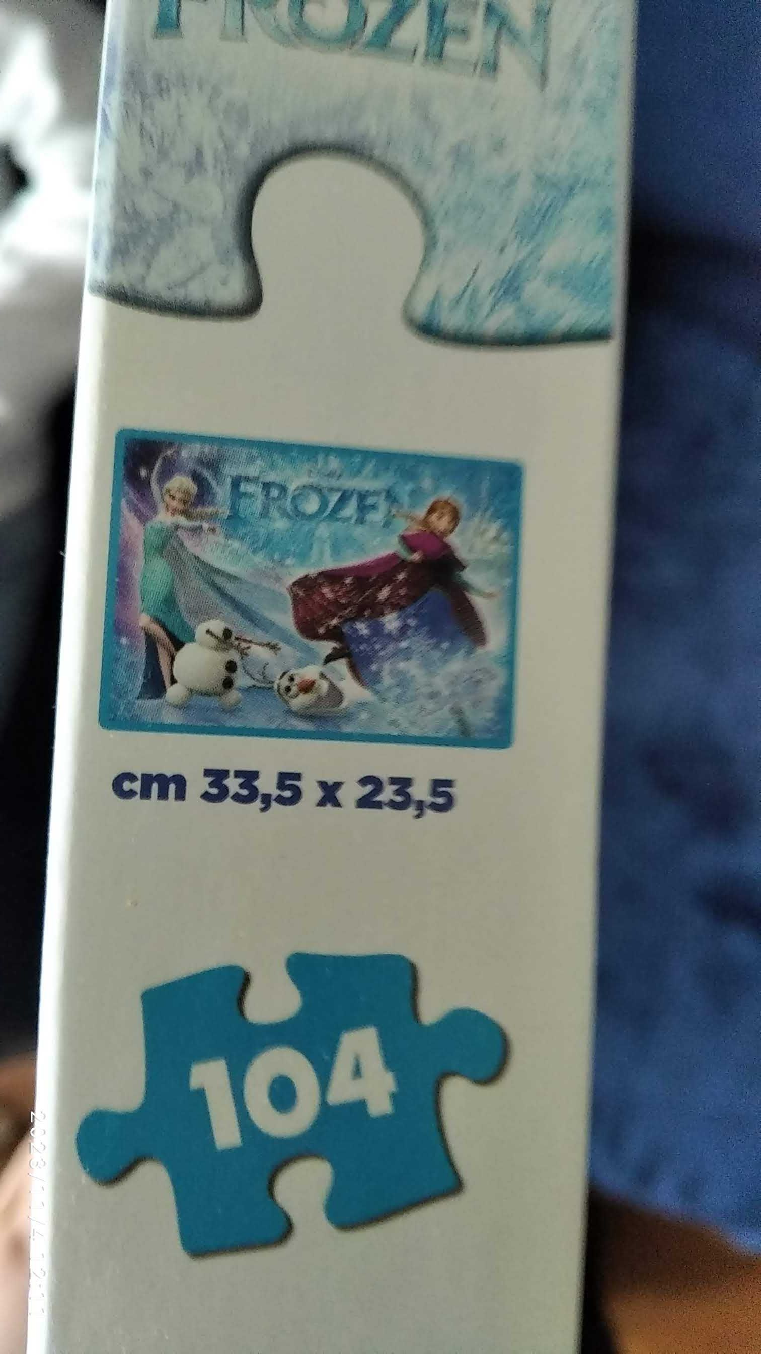 Puzzle Frozen 104 elementy