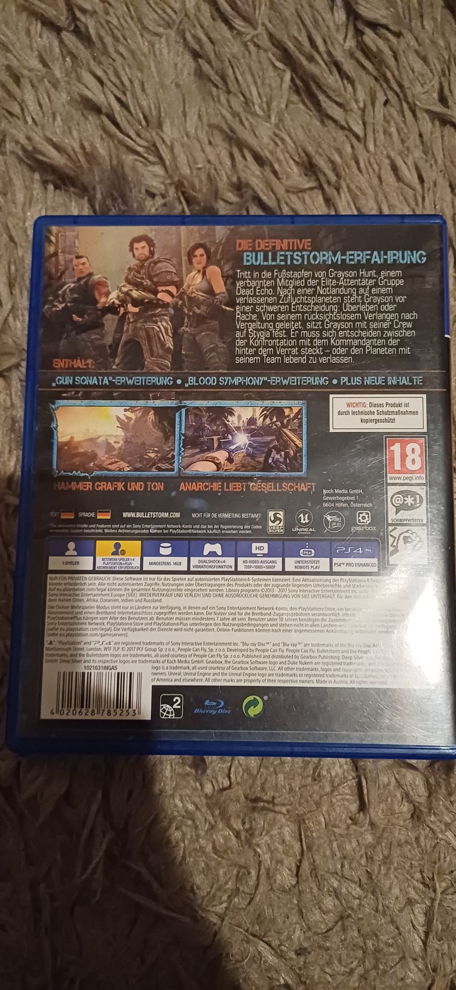 Bulletstorm full clicedition pl na ps4