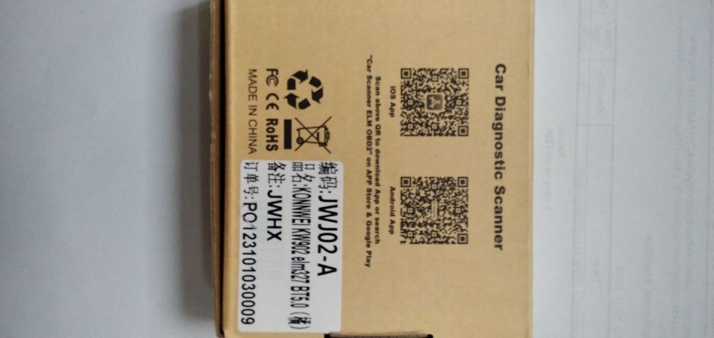 OBD адаптер Kingbolen и KONNWEI KW902 ELM327 V1.5 OBD сканер адаптер