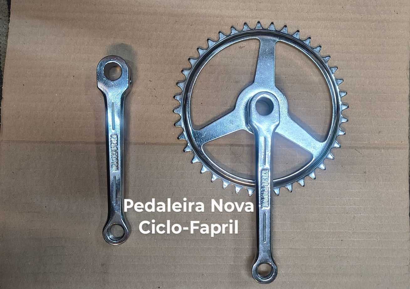 Pedaleira ciclo farol 40 dentes/ bicicleta clássica roda 20/24,