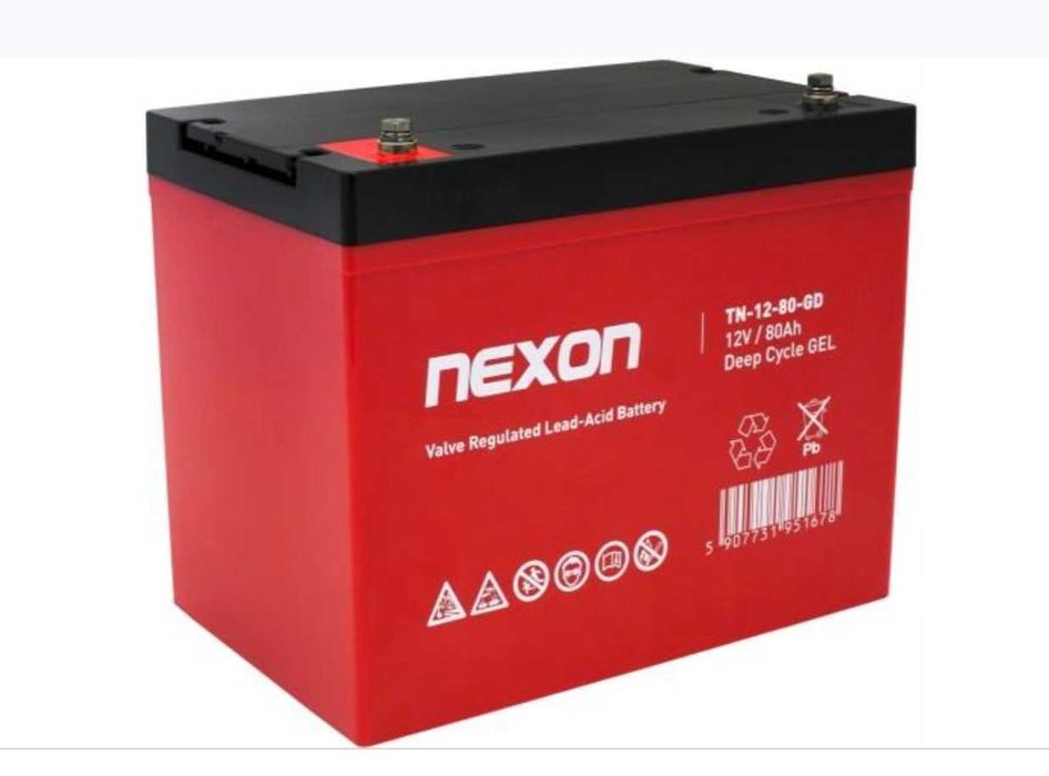 Гелевая батарея NEXON 80 Ah 12V GEL