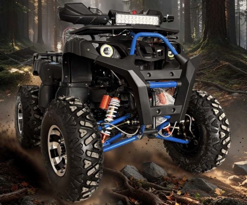 Duży QUAD 250 cc HUMMER PRO Ledy Hak Duża Rama XXL Raty dostawa