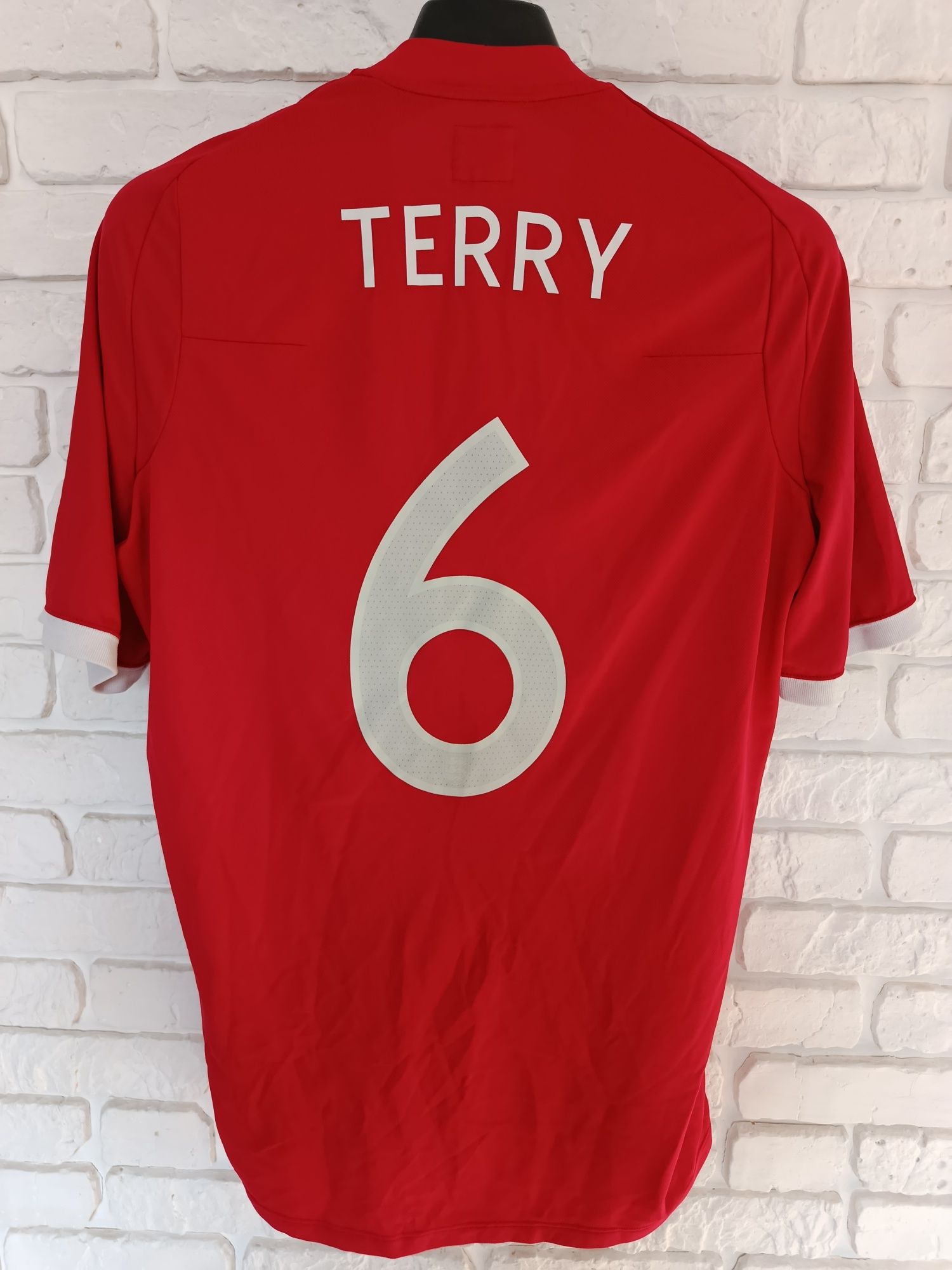 Футбольная футболка Англия 2010-2012 №6 Terry