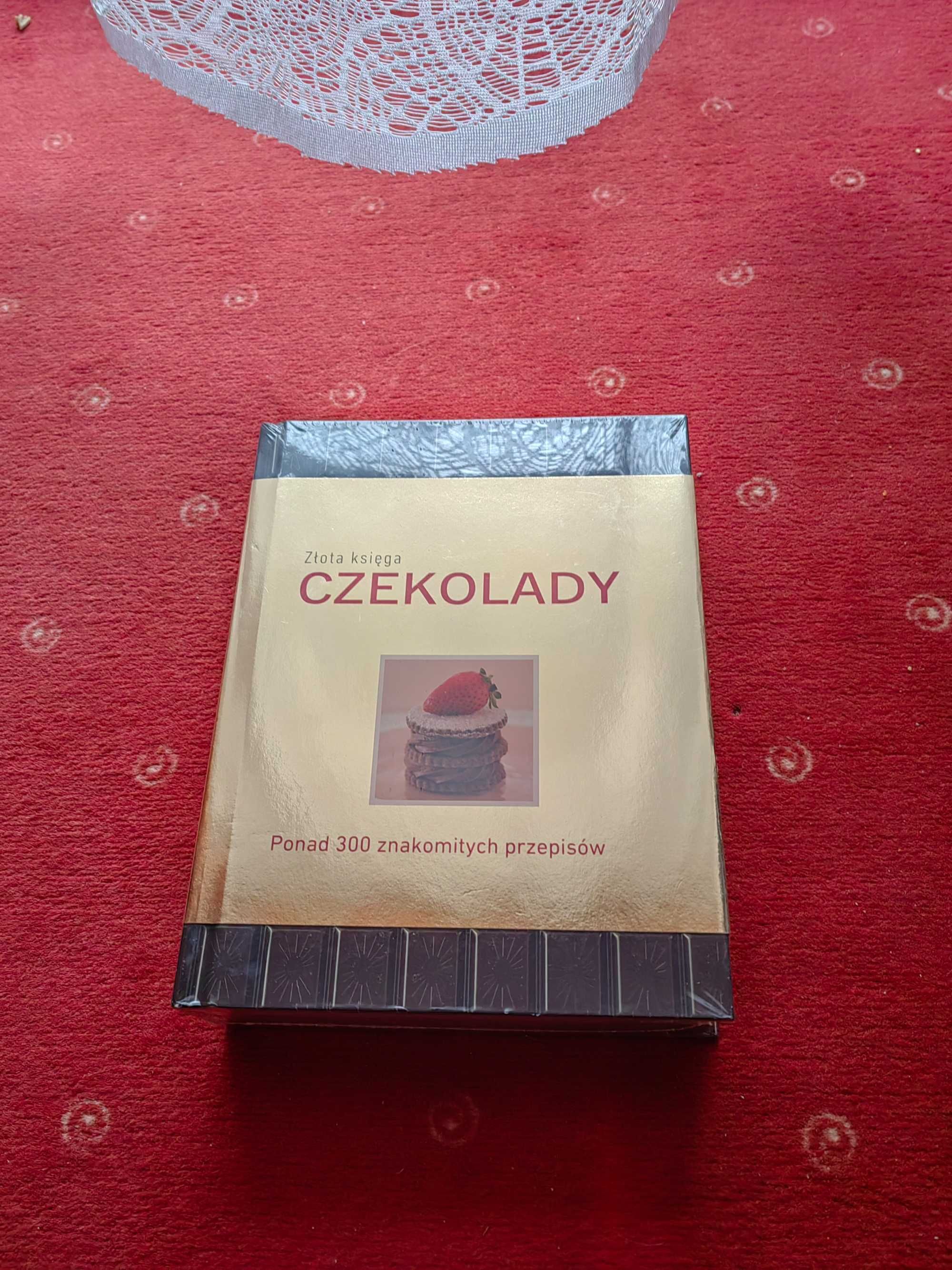 Książka „Złota księga czekolady„. Nowa Oryginalnie ofoliowana