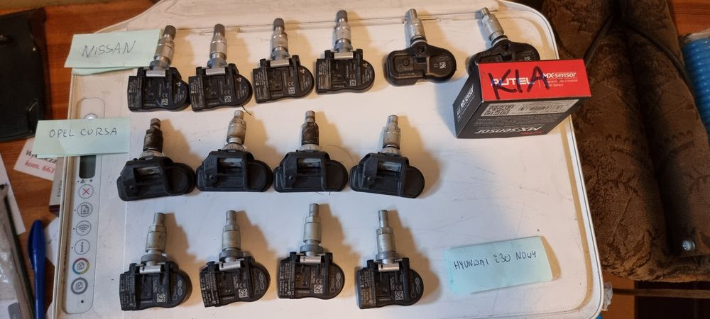 Czujniki ciśnienia Tpms Hyundai kia toyota nissan Renault bmw mercede